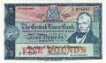 British Linen Bank 5 Pounds, 16. 6.1964
